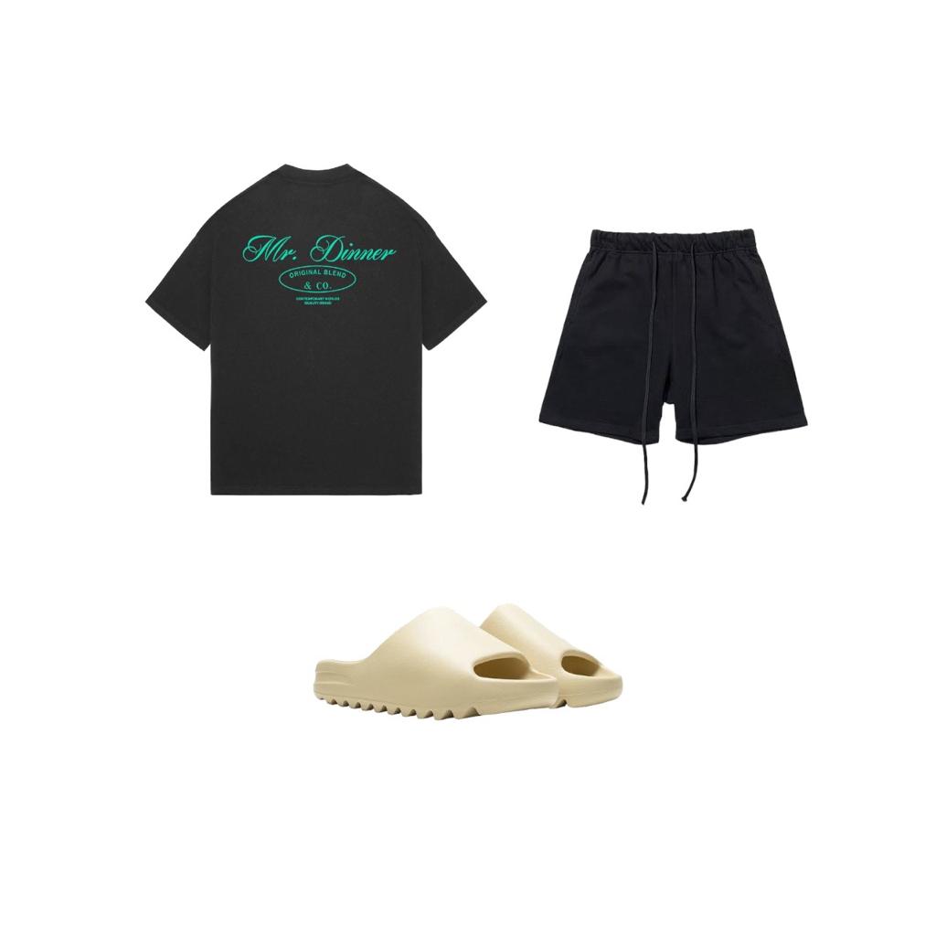 t-shirt-mr-dinner-short-essentials-ye-slides