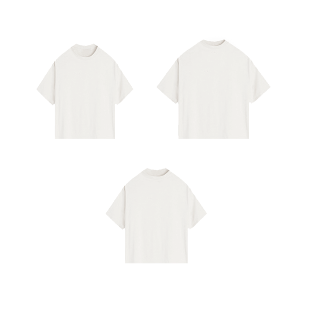 Pack:  T-Shirt German Oversize +  T-Shirt English Oversize + T-Shirt korean Oversize